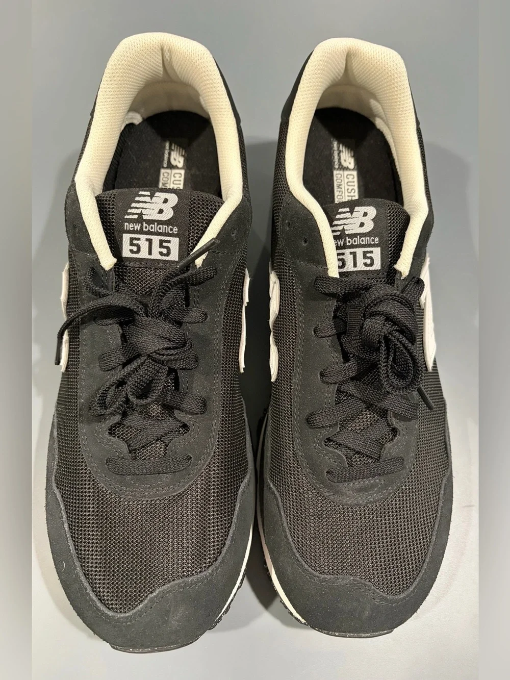 New Balance Black and White Men's Casual Sneakers